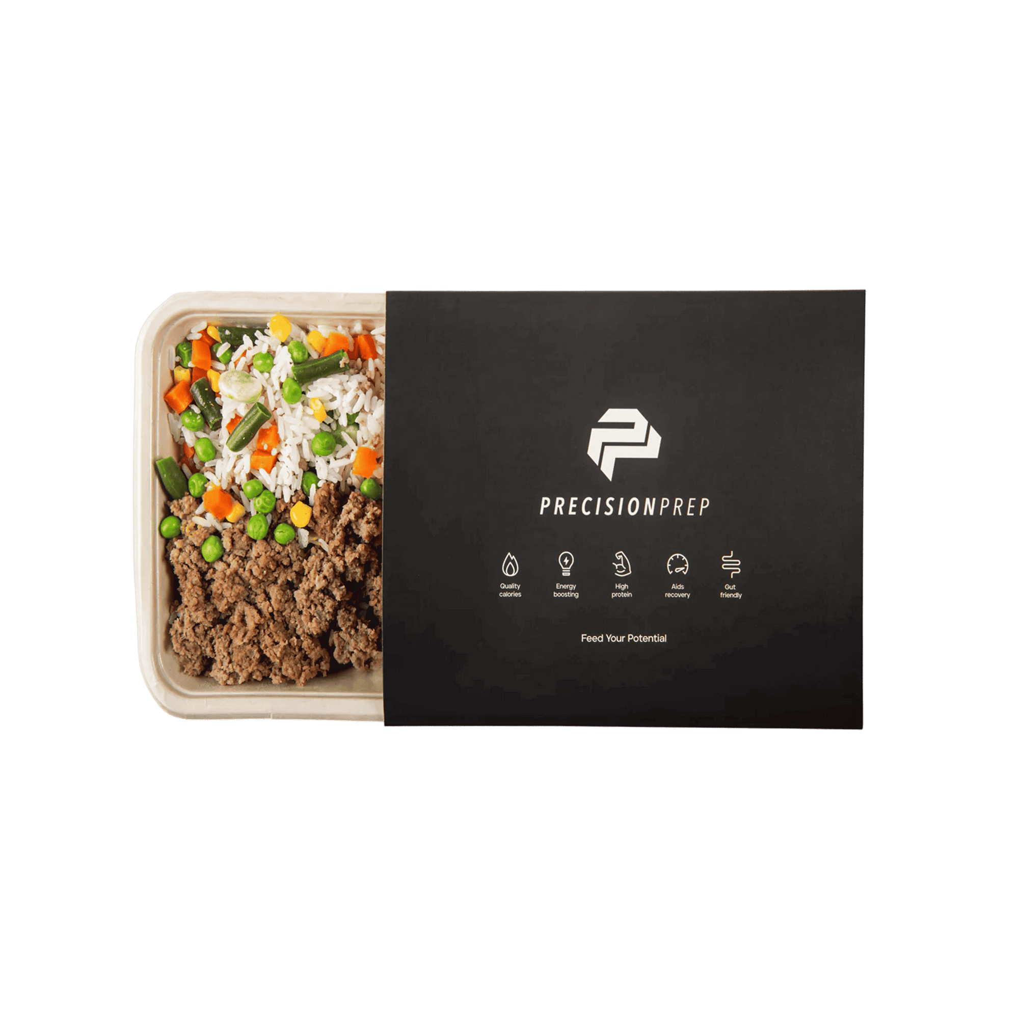 Beef, Mixed Veg & Rice