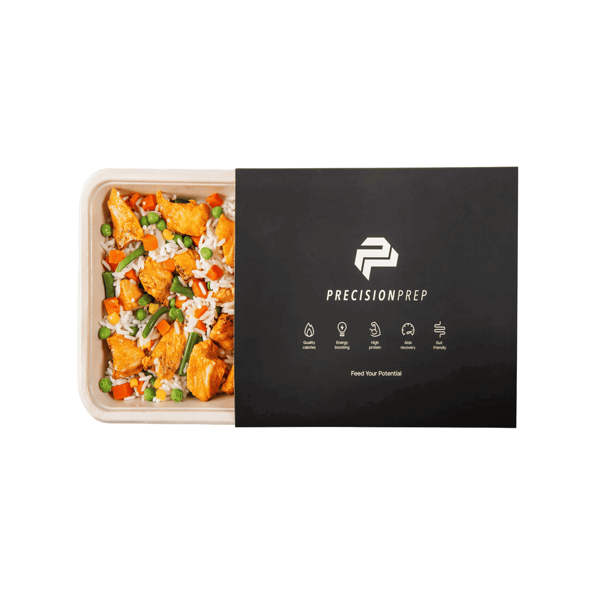 Chicken Tikka, Mixed Veg & Rice